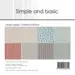 Simple and Basic Design Paper SBP574 - Christmas Patterns 15x15cm (bestilling)