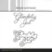 Simple and Basic Clearstamp & die SBC221 - Glædelig Jul (bestilling)