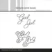 Simple and Basic Clearstamp & die SBC222 - God Jul (bestilling)