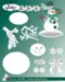 By Lene dies BLD1885 - Happy Snowman