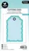Studio Light dies -Torn Edge Cutting Die Rectangle Tag