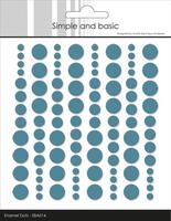 Simple and Basic Enamel Dots Aqua