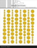 Simple and Basic Enamel Dots SBA012 -  Mustard