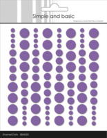 Simple and Basic Enamel Dots SBA025 - Purple