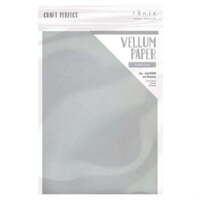 Tonic/Craft Perfect - Pearled Silver Vellum A4