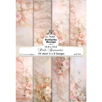 Scrap ark i blok A6 Pink romantic