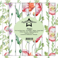 Paper Favourites 15x15 PF238 Poppy