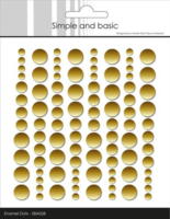 Simple and Basic Enamel Dots SBA028 - Metallic Gold Matte 