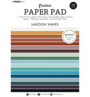 Studio Light Paper Pad  A5 - Lagoon Waves