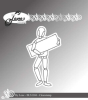 By Lene stempel BLS1168 - Wooden Figure 2