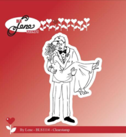 By Lene stempel BLS1114 - Wedding Couple