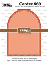 Crealies Dies Cardzz 569 - Double card arch