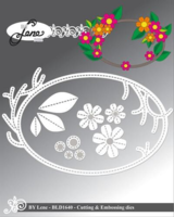 By Lene dies BLD1640 - Flower Wreath