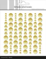 Simple and Basic Enamel Dots SBA031 - Matte Metallic Pale Gold