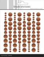 Simple and Basic Enamel Dots SBA030 - Matte Metallic Copper