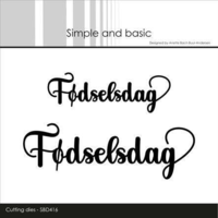 Simple and Basic die SBD416 - Fødselsdag