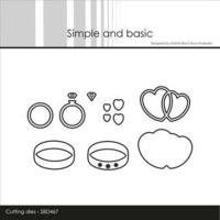 Simple and Basic die SBD467- Wedding accessories