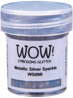 WOW! Embossing Glitters - Metallic Silver Sparkle