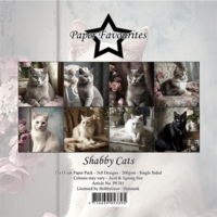 Paper Favourites 15x15 PF281 Shabby Cats