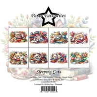 Paper Favourites 15x15 PF296 Sleeping Cats