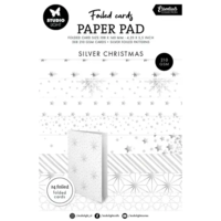Studio Light Paper Pad A5 - Foiled Cards Silver Patterns