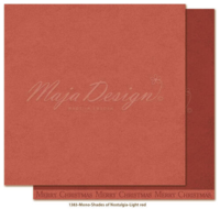 FORUDBESTILLING: Maja Design - Nostalgia - 12x12" Monochromes Light red