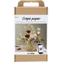 DIY Kit - Crepepapir Blomsterbuket