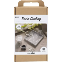 DIY Kit - Resin Støbning Firkantet Bakke