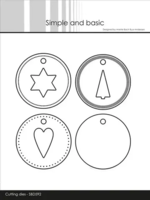 Simple and Basic die SBD592 - Round tags