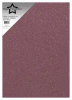 Paper Favourites Glitter Cardstock - Dark Rose