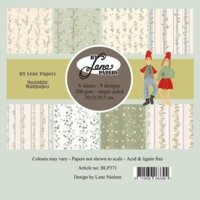 BY Lene Paperpad BLP371 -  Nostalgic Wallpaper 30,5X30,5