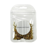 Simple and basic SBA532 - Half Pearl 3mm - Polished Gold