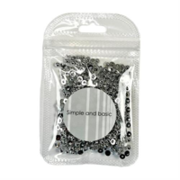 Simple and basic SBA561 - Half Pearl 4mm - Polished Silver