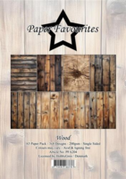 Paper Favourites A5 Paper Pack PFA204 - Wood