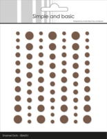 Simple and Basic Enamel Dots SBA051 - Matte Coffee