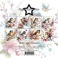 Paper Favourites 15x15 PF528 Birds and Flowers
