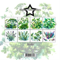 Paper Favourites 15x15 PF537 Herbs