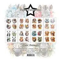 Paper Favourites 30,5x30,5 PF483 Cute Animals