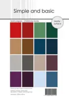 Simple and Basic SBP965 Solid Papers - Christmas Tones