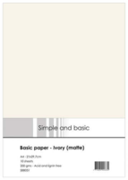 Simple and basic SBB051 Basic Paper A4 - Ivory (matte)