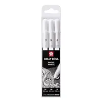 Sakura Gelly roll pen hvid 3stk