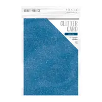 Tonic/Craft Perfect glitter Card -  Cobalt blue