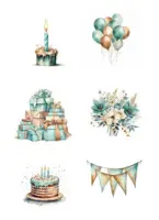 Forudbestilling: Reprint Klippeark - Birthday