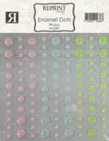 Forudbestilling: Reprint Enamel Dots - Happiness