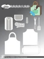 By Lene dies BLD1849 - Apron box