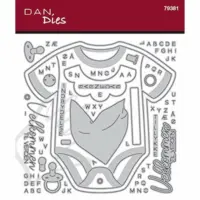 Dan Dies 79318 - Baby body kort