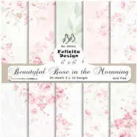 Felicita Design 15x15 - 69383 - Beautyful Rose In The Morning