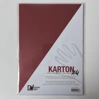 Majestic karton A4 - Julerød