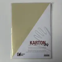 Majestic karton A4 - Lys guld