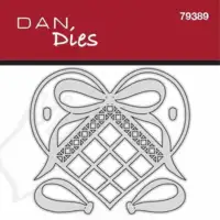 Dan Dies 79389 - Hjerte m. sløjfe flettet